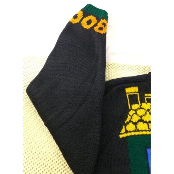 VTG Snoopy & Friends Halloween Boo Sweater Medium Made In USA Ghost & Haunted Ho - Picture 3 of 10